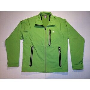 Nike ACG Jacket Softshell Full Zip‎ Long Sleeve Vintage Y2K Mens M Green Running